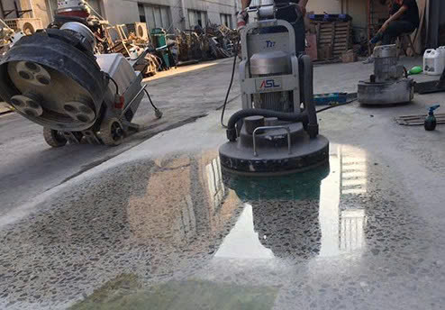 Thi công đánh bóng sàn bê tông chuẩn